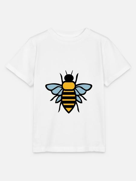 Biene - Stanley/Stella Kinder T-Shirt MINI CREATOR - Weiß