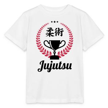 Jiu Jitsu / Jujutsu / Jiujitsu / Art Martial - T-shirt bio MINI CREATOR Stanley/Stella Enfant - blanc - Devant - Maike (125cm)