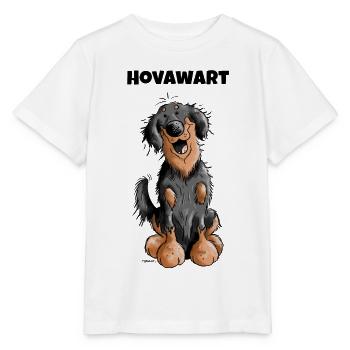 Knuffiger Hovawart - Stanley/Stella Kinder T-Shirt MINI CREATOR  - Weiß - Vorne - Maike (125cm)