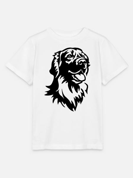 Hovawart Kopf - Stanley/Stella Kinder T-Shirt MINI CREATOR  - Weiß