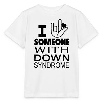 Down-Syndrom Liebhaber - Stanley/Stella Kinder T-Shirt MINI CREATOR  - Weiß - Vorne - Maike (125cm)
