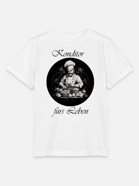 Konditor für Leben - Stanley/Stella Kinder T-Shirt MINI CREATOR  - Weiß