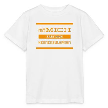 ich mag dich nicht - Stanley/Stella Kinder T-Shirt MINI CREATOR  - Weiß - Vorne - Maike (125cm)