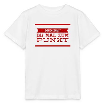 du redest zuviel - Stanley/Stella Kinder T-Shirt MINI CREATOR  - Weiß - Vorne - Maike (125cm)