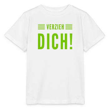 geh weg - Stanley/Stella Kinder T-Shirt MINI CREATOR  - Weiß - Vorne - Maike (125cm)