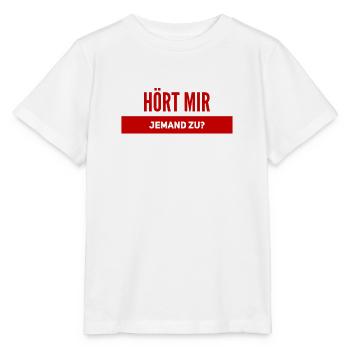habe ich ein Publikum? - Stanley/Stella Kinder T-Shirt MINI CREATOR  - Weiß - Vorne - Maike (125cm)