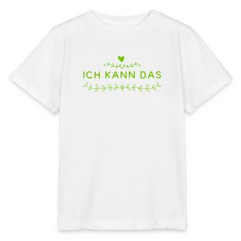 für mich ist das kein Problem - Stanley/Stella Kinder T-Shirt MINI CREATOR  - Weiß - Vorne - Maike (125cm)