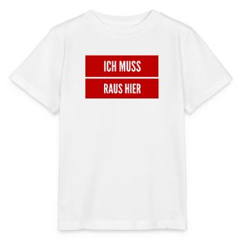 ich halte es nicht mehr aus - Stanley/Stella Kinder T-Shirt MINI CREATOR  - Weiß - Vorne - Maike (125cm)