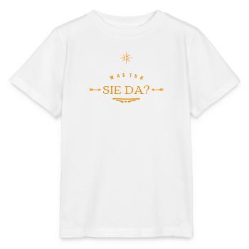warum machen sie das? - Stanley/Stella Kinder T-Shirt MINI CREATOR  - Weiß - Vorne - Maike (125cm)