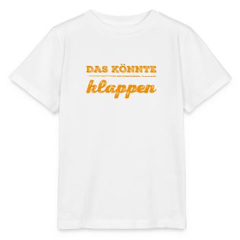 die Chancen stehen gut - Stanley/Stella Kinder T-Shirt MINI CREATOR  - Weiß - Vorne - Maike (125cm)
