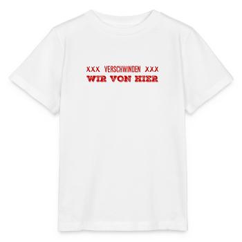 hauen wir ab - Stanley/Stella Kinder T-Shirt MINI CREATOR  - Weiß - Vorne - Maike (125cm)