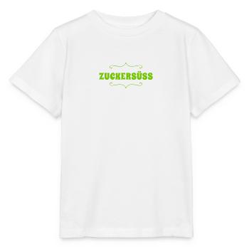 süß wie Zucker - Stanley/Stella Kinder T-Shirt MINI CREATOR  - Weiß - Vorne - Maike (125cm)