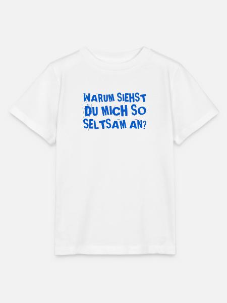 dein Blick ist seltsam - Stanley/Stella Kinder T-Shirt MINI CREATOR - Weiß
