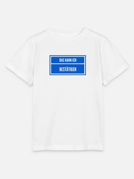 da bin ich mir unsicher - Stanley/Stella Kinder T-Shirt MINI CREATOR - Weiß