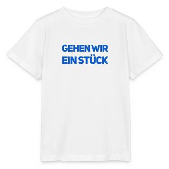 Lust auf einen Spaziergang? - Stanley/Stella Kinder T-Shirt MINI CREATOR  - Weiß - Vorne - Maike (125cm)