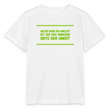 die Angst kennt den Weg - Stanley/Stella Kinder T-Shirt MINI CREATOR  - Weiß - Vorne - Maike (125cm)