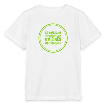 offenkundiger Fehler - Stanley/Stella Kinder T-Shirt MINI CREATOR  - Weiß - Vorne - Maike (125cm)
