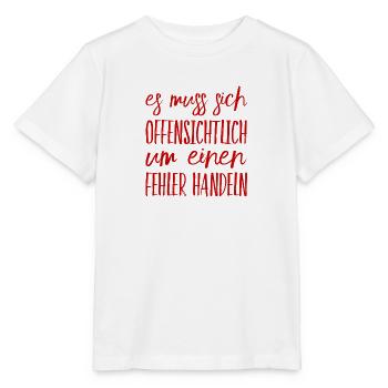offenbar ein Fehler - Stanley/Stella Kinder T-Shirt MINI CREATOR  - Weiß - Vorne - Maike (125cm)