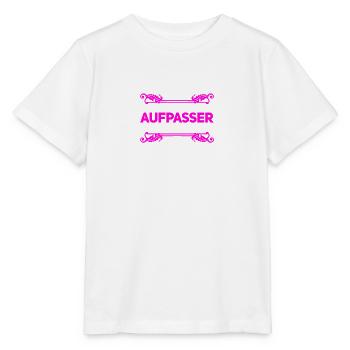 so sieht ein Beschützer aus - Stanley/Stella Kinder T-Shirt MINI CREATOR  - Weiß - Vorne - Maike (125cm)