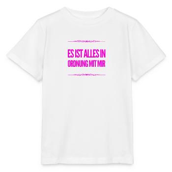 ich fühle mich wunderbar - Stanley/Stella Kinder T-Shirt MINI CREATOR  - Weiß - Vorne - Maike (125cm)