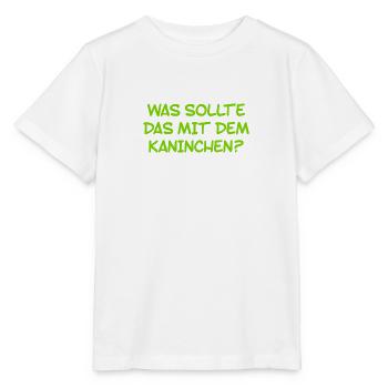 das Rätsel um das Kaninchen - Stanley/Stella Kinder T-Shirt MINI CREATOR  - Weiß - Vorne - Maike (125cm)