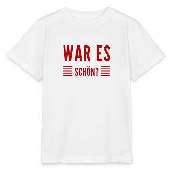 war es schön für dich? - Stanley/Stella Kinder T-Shirt MINI CREATOR  - Weiß - Vorne - Maike (125cm)