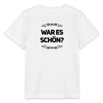 war es denn schön? - Stanley/Stella Kinder T-Shirt MINI CREATOR  - Weiß - Vorne - Maike (125cm)