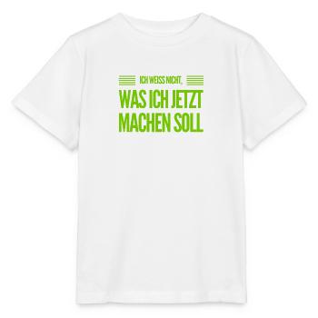 ich habe keinen Plan - Stanley/Stella Kinder T-Shirt MINI CREATOR  - Weiß - Vorne - Maike (125cm)