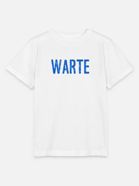 warte kurz - Stanley/Stella Kinder T-Shirt MINI CREATOR - Weiß