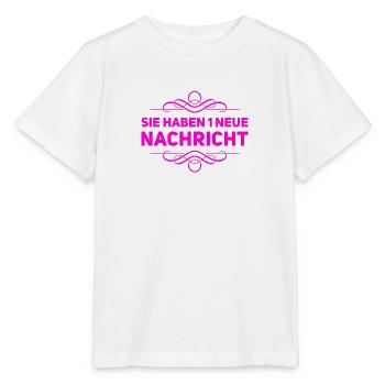 sie haben 1 neue Nachricht - Stanley/Stella Kinder T-Shirt MINI CREATOR  - Weiß - Vorne - Maike (125cm)