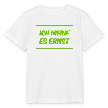das ist mein voller Ernst - Stanley/Stella Kinder T-Shirt MINI CREATOR  - Weiß - Vorne - Maike (125cm)