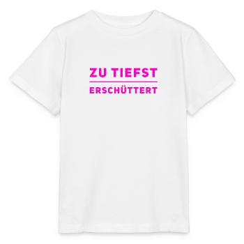das hat mich tief getroffen - Stanley/Stella Kinder T-Shirt MINI CREATOR  - Weiß - Vorne - Maike (125cm)