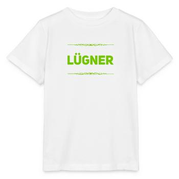 Lügen gehen immer - Stanley/Stella Kinder T-Shirt MINI CREATOR  - Weiß - Vorne - Maike (125cm)