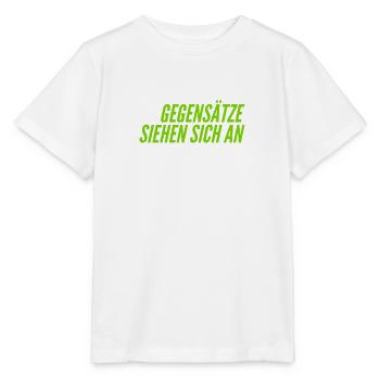Gegensätze ziehen sich an - Stanley/Stella Kinder T-Shirt MINI CREATOR  - Weiß - Vorne - Maike (125cm)