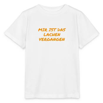 lachen war gestern - Stanley/Stella Kinder T-Shirt MINI CREATOR  - Weiß - Vorne - Maike (125cm)