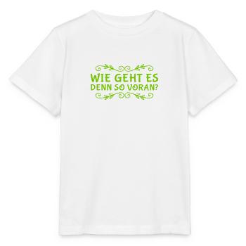 gibt es Fortschritte? - Stanley/Stella Kinder T-Shirt MINI CREATOR  - Weiß - Vorne - Maike (125cm)