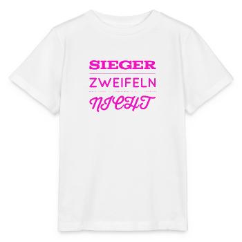 vor dir steht ein Gewinner - Stanley/Stella Kinder T-Shirt MINI CREATOR  - Weiß - Vorne - Maike (125cm)