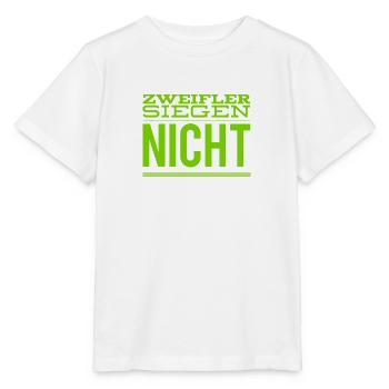 ich siege - Stanley/Stella Kinder T-Shirt MINI CREATOR  - Weiß - Vorne - Maike (125cm)