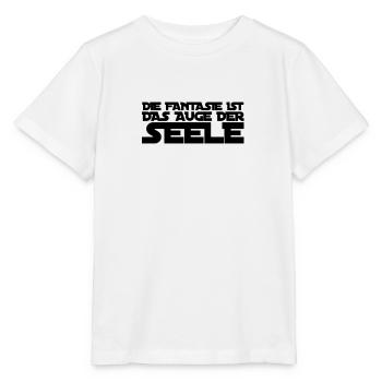 meine Seele liebt die Fantasie - Stanley/Stella Kinder T-Shirt MINI CREATOR  - Weiß - Vorne - Maike (125cm)