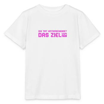 schreite zur Tat - Stanley/Stella Kinder T-Shirt MINI CREATOR  - Weiß - Vorne - Maike (125cm)