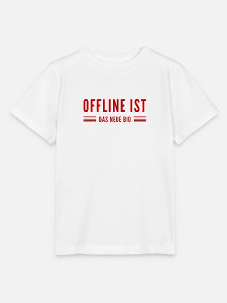 offline ist toll - Stanley/Stella Kinder T-Shirt MINI CREATOR  - Weiß