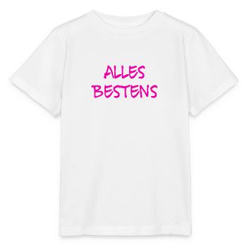 bei mir ist alles super - Stanley/Stella Kinder T-Shirt MINI CREATOR  - Weiß - Vorne - Maike (125cm)