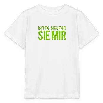 würden sie mir helfen? - Stanley/Stella Kinder T-Shirt MINI CREATOR  - Weiß - Vorne - Maike (125cm)