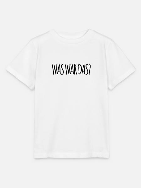 was das wohl war? - Stanley/Stella Kinder T-Shirt MINI CREATOR  - Weiß