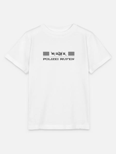 wählen wir den Notruf - Stanley/Stella Kinder T-Shirt MINI CREATOR - Weiß