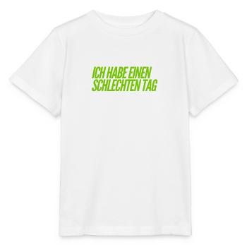 miese Stimmung - Stanley/Stella Kinder T-Shirt MINI CREATOR  - Weiß - Vorne - Maike (125cm)