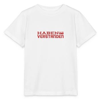 Ist alles klar? - Stanley/Stella Kinder T-Shirt MINI CREATOR  - Weiß - Vorne - Maike (125cm)