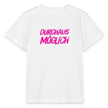vielleicht ist es möglich - Stanley/Stella Kinder T-Shirt MINI CREATOR  - Weiß - Vorne - Maike (125cm)