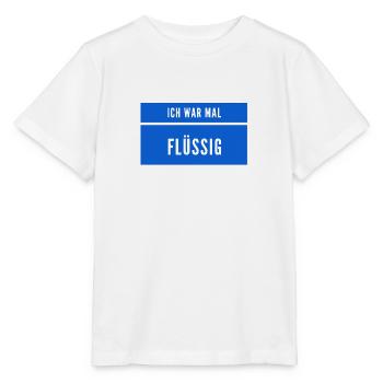 flüssig war gestern - Stanley/Stella Kinder T-Shirt MINI CREATOR  - Weiß - Vorne - Maike (125cm)