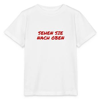 kuck nach oben - Stanley/Stella Kinder T-Shirt MINI CREATOR  - Weiß - Vorne - Maike (125cm)